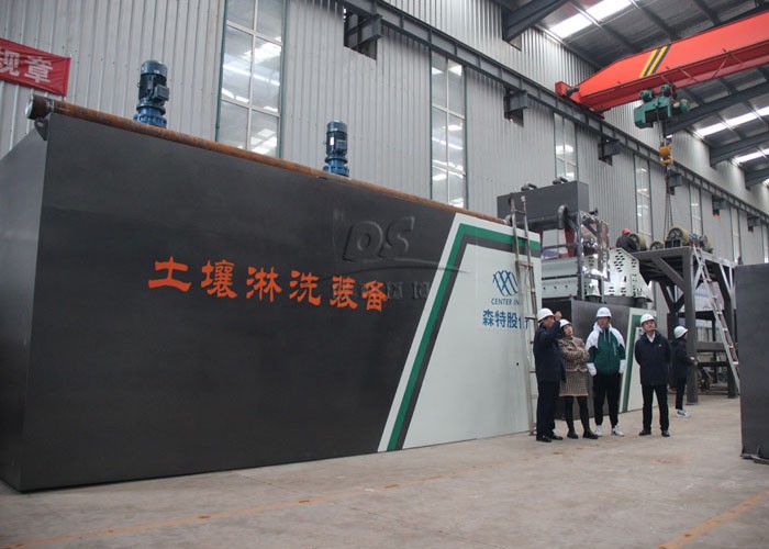 土壤淋洗设备客户来访 土壤淋洗设备客户来访