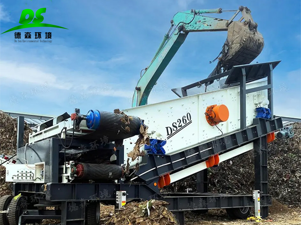 CA88官网轮胎式移动筛分站