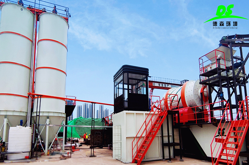 模块化土壤异位淋洗修复装备