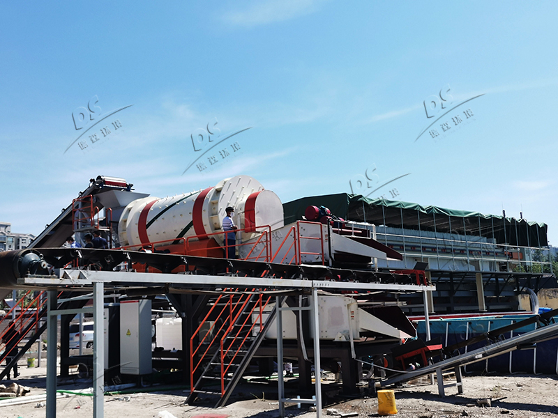 土壤淋洗修复现场